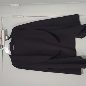 BNWOT JJ Perfection Black Cascade Lapel Knit Blazer size 3X